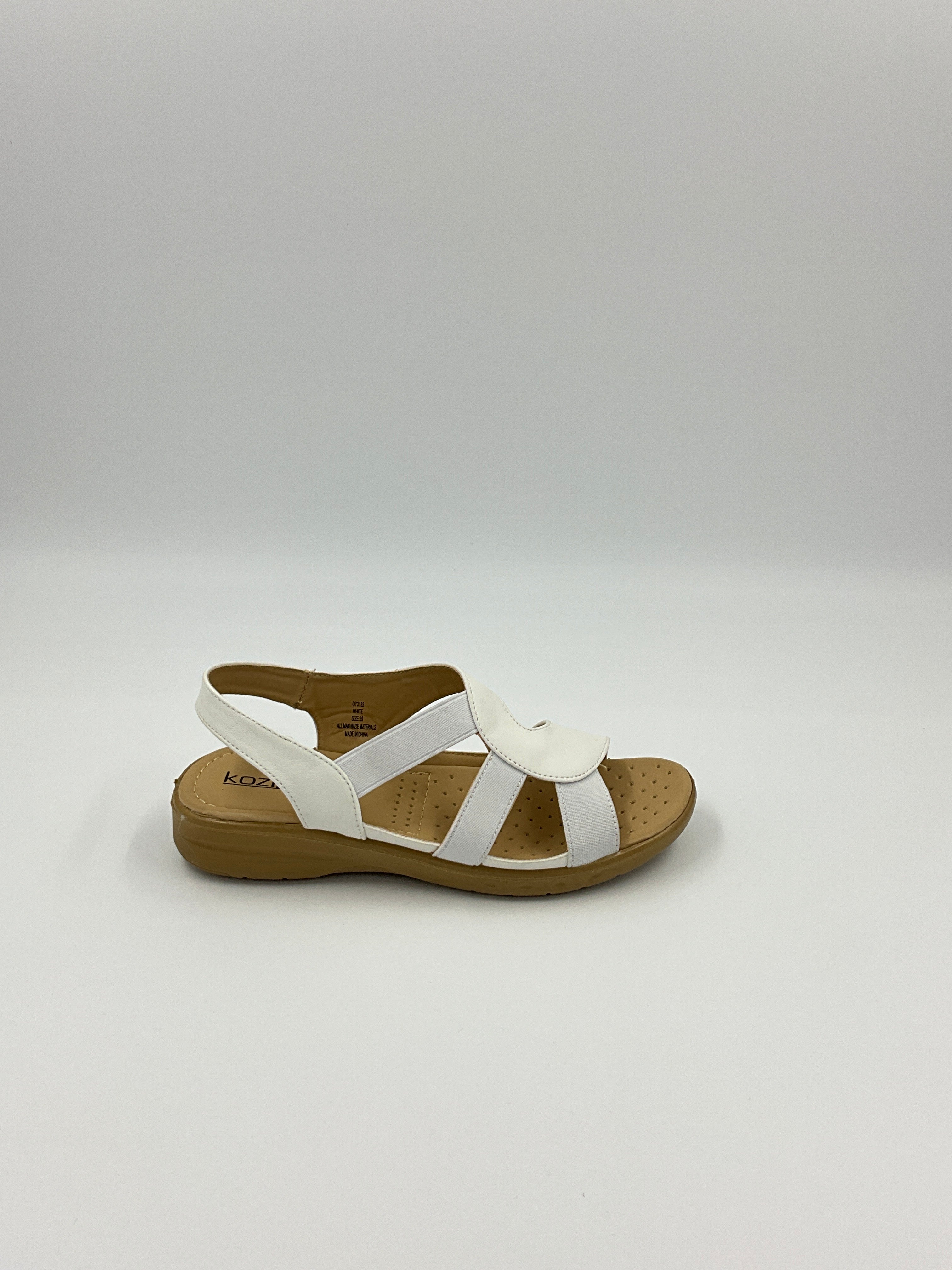Kozi Canada OY3132 White/Red/Navy/Black Sandals