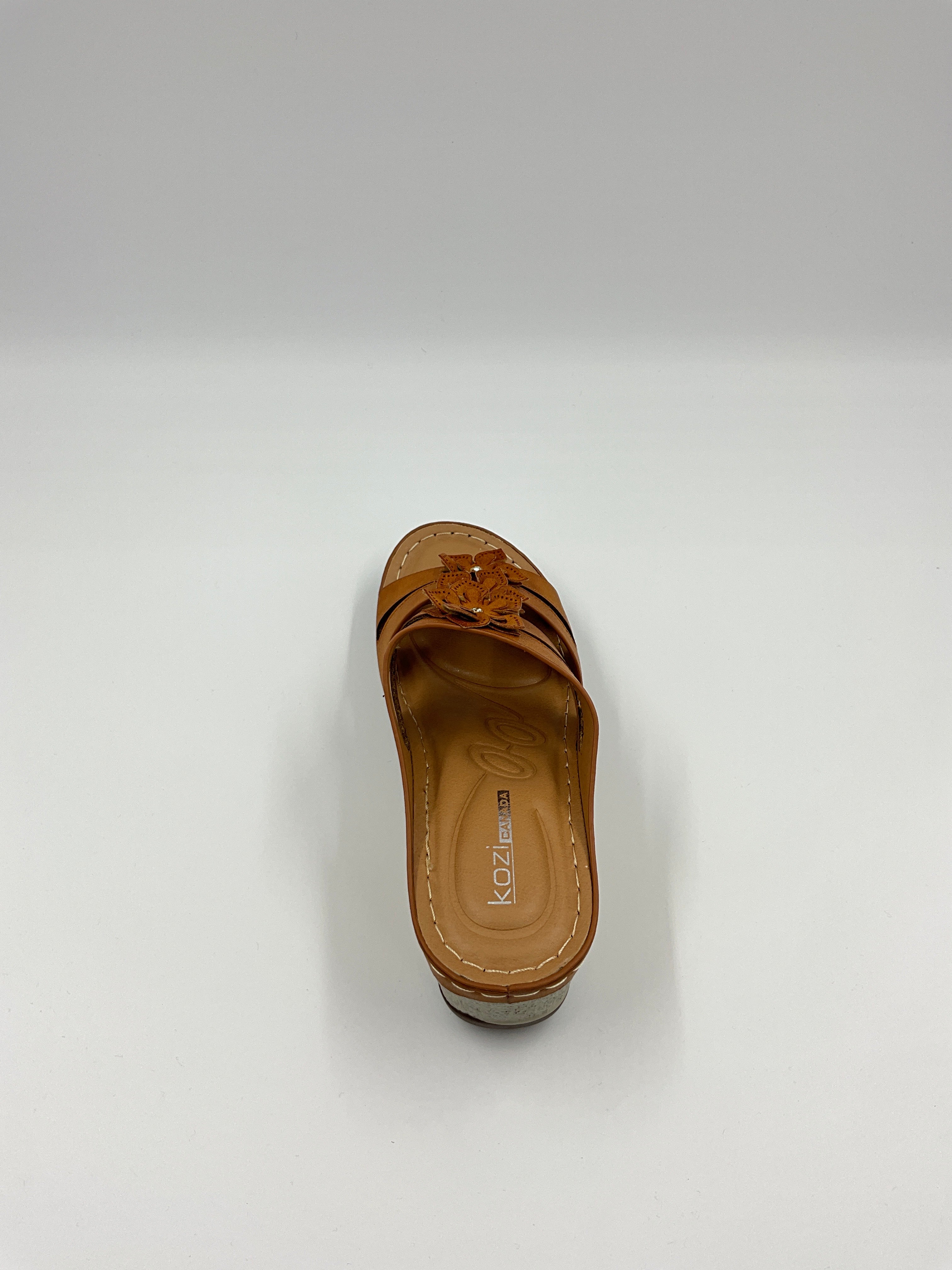 Kozi Canada YQ6003 Brown/Black Sandals