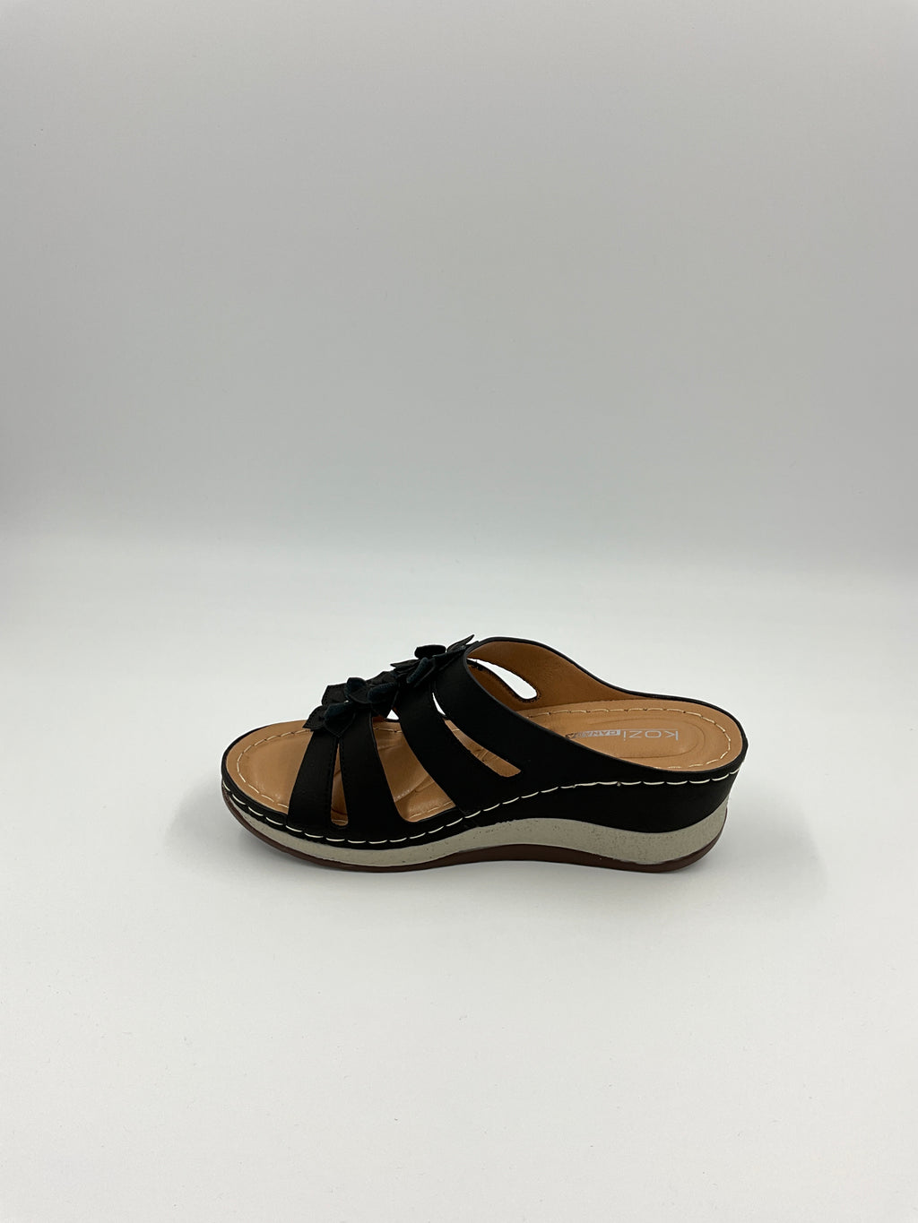 Kozi Canada YQ6003 Brown/Black Sandals
