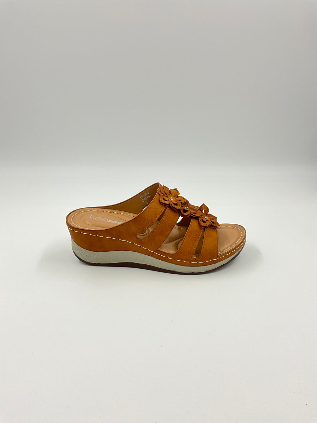 Kozi Canada YQ6003 Brown/Black Sandals