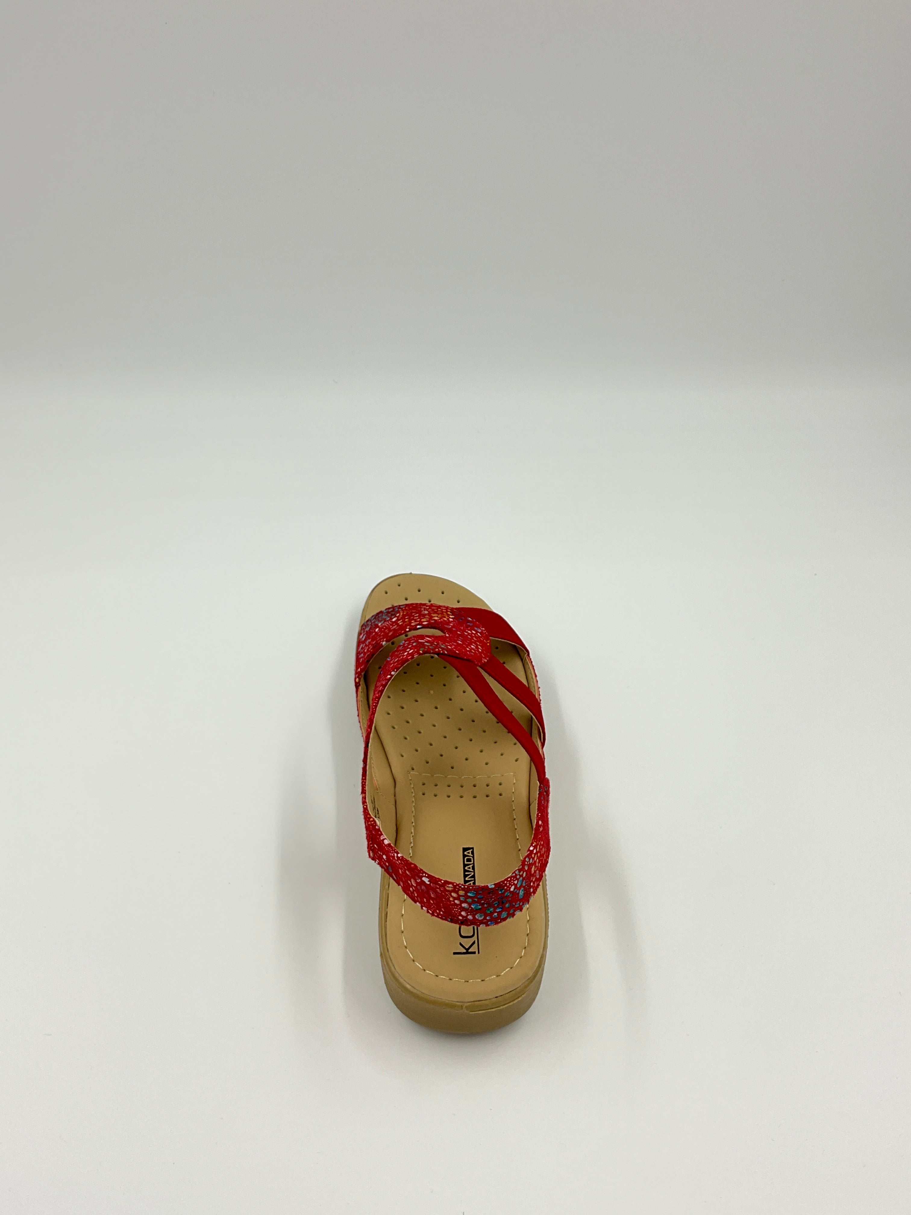 Kozi Canada OY3132 White/Red/Navy/Black Sandals