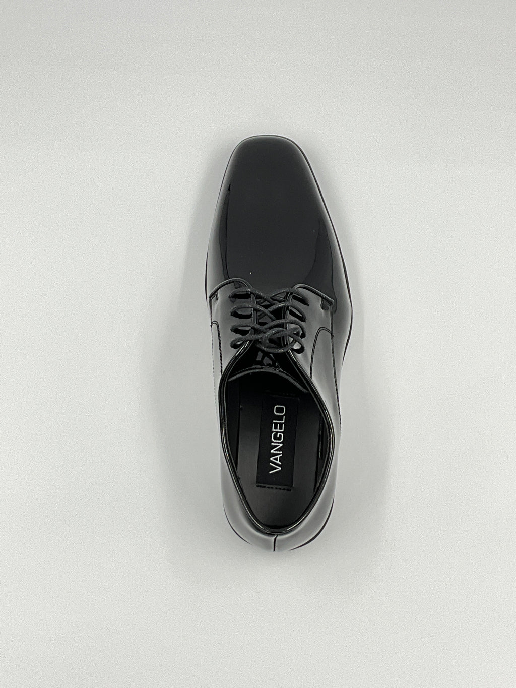 Vangelo TUX12 Black Patent Tuxedo Shoes