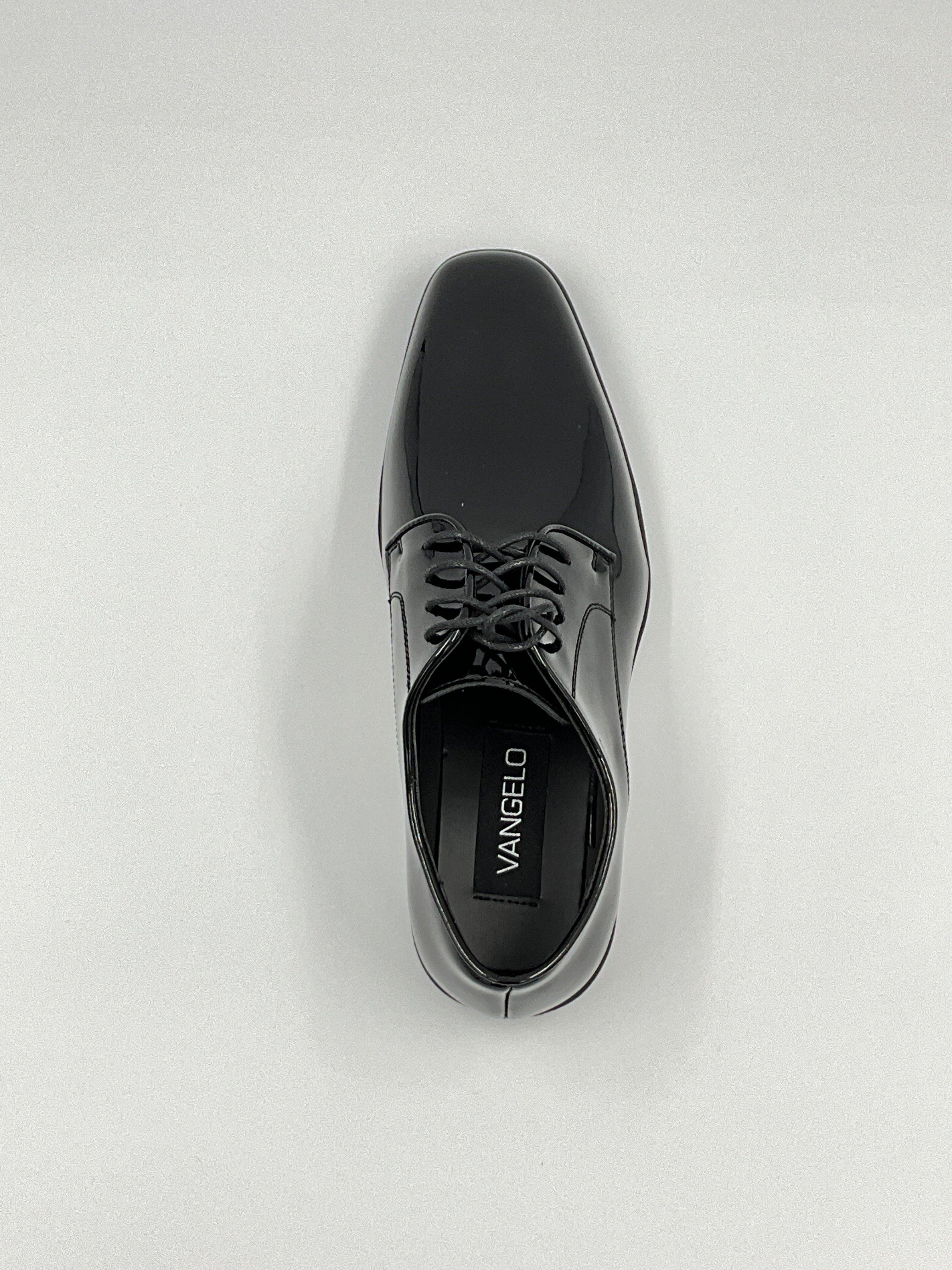 Vangelo TUX12 Black Patent Tuxedo Shoes