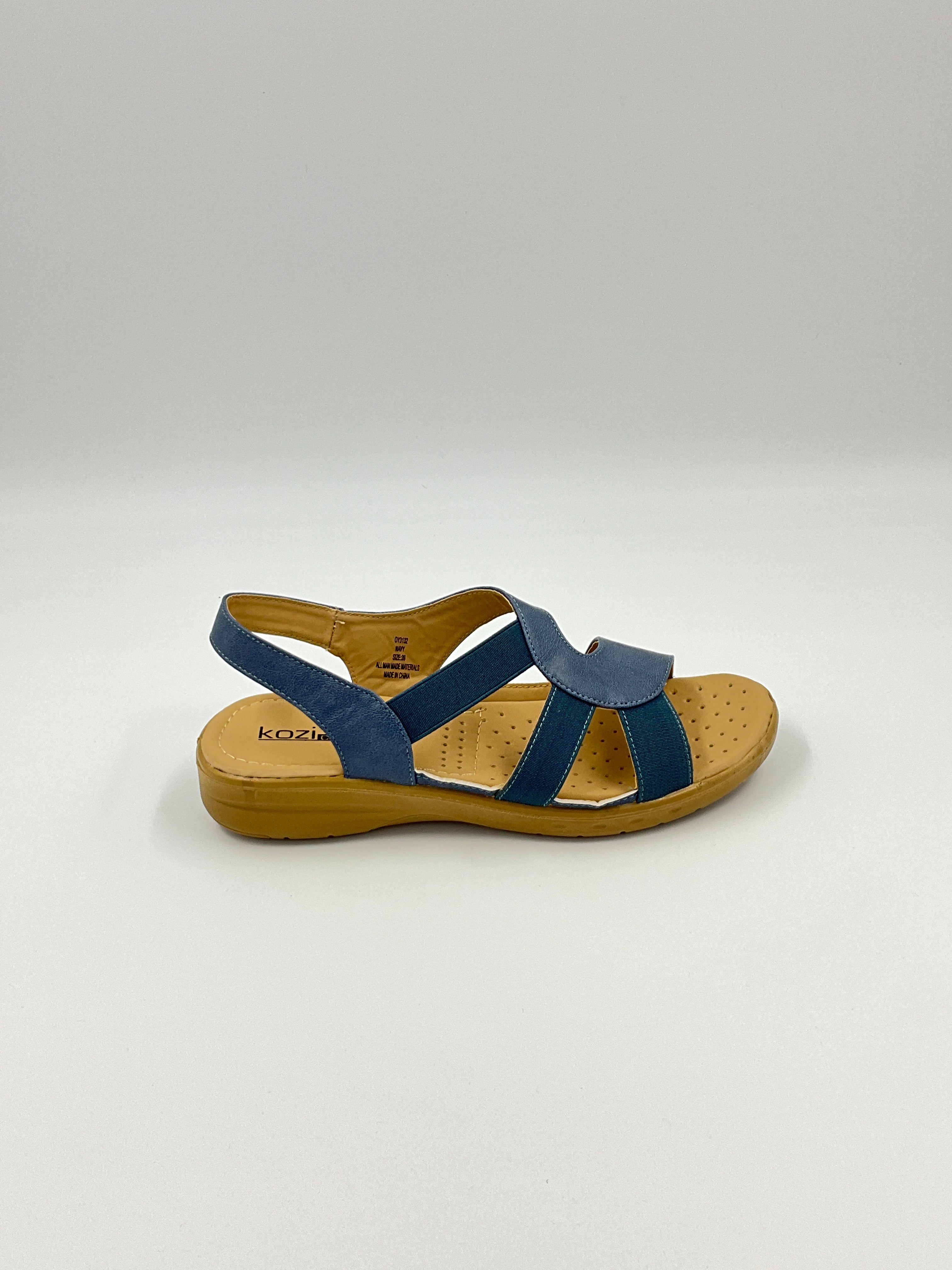 Kozi Canada OY3132 White/Red/Navy/Black Sandals