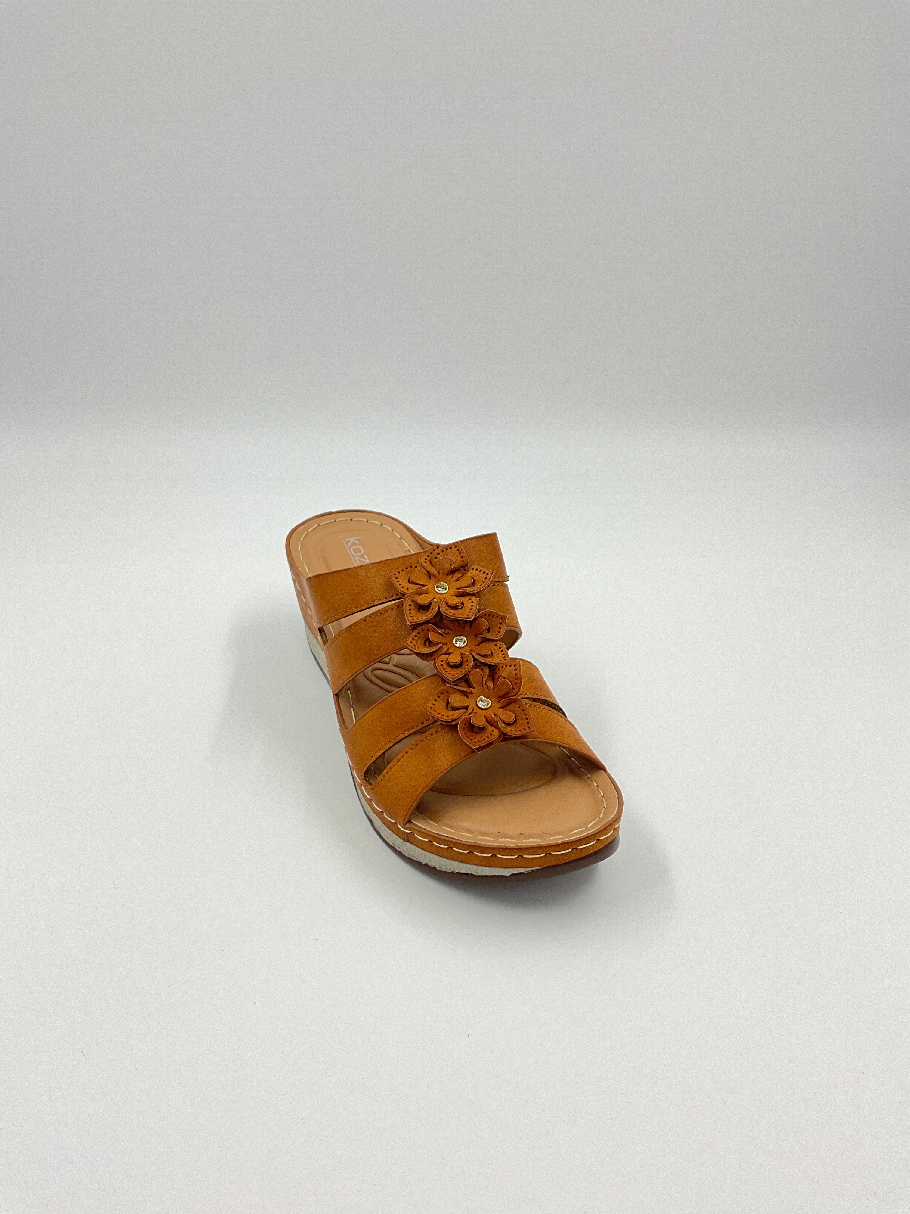 Kozi Canada YQ6003 Brown/Black Sandals