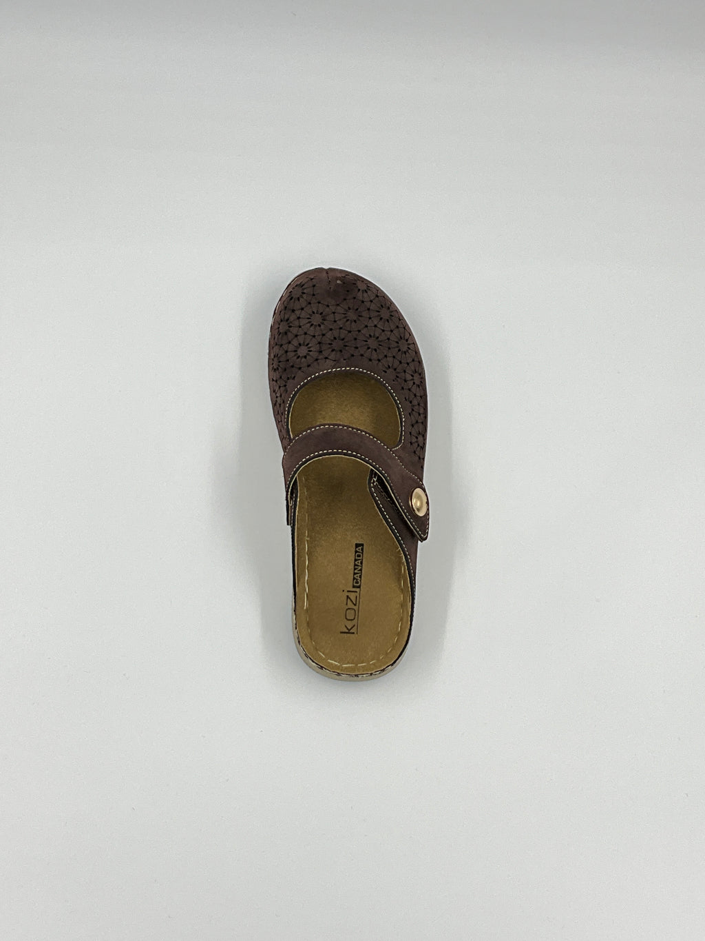 Kozi Canada YQ6004 Coffee/Black Sandals