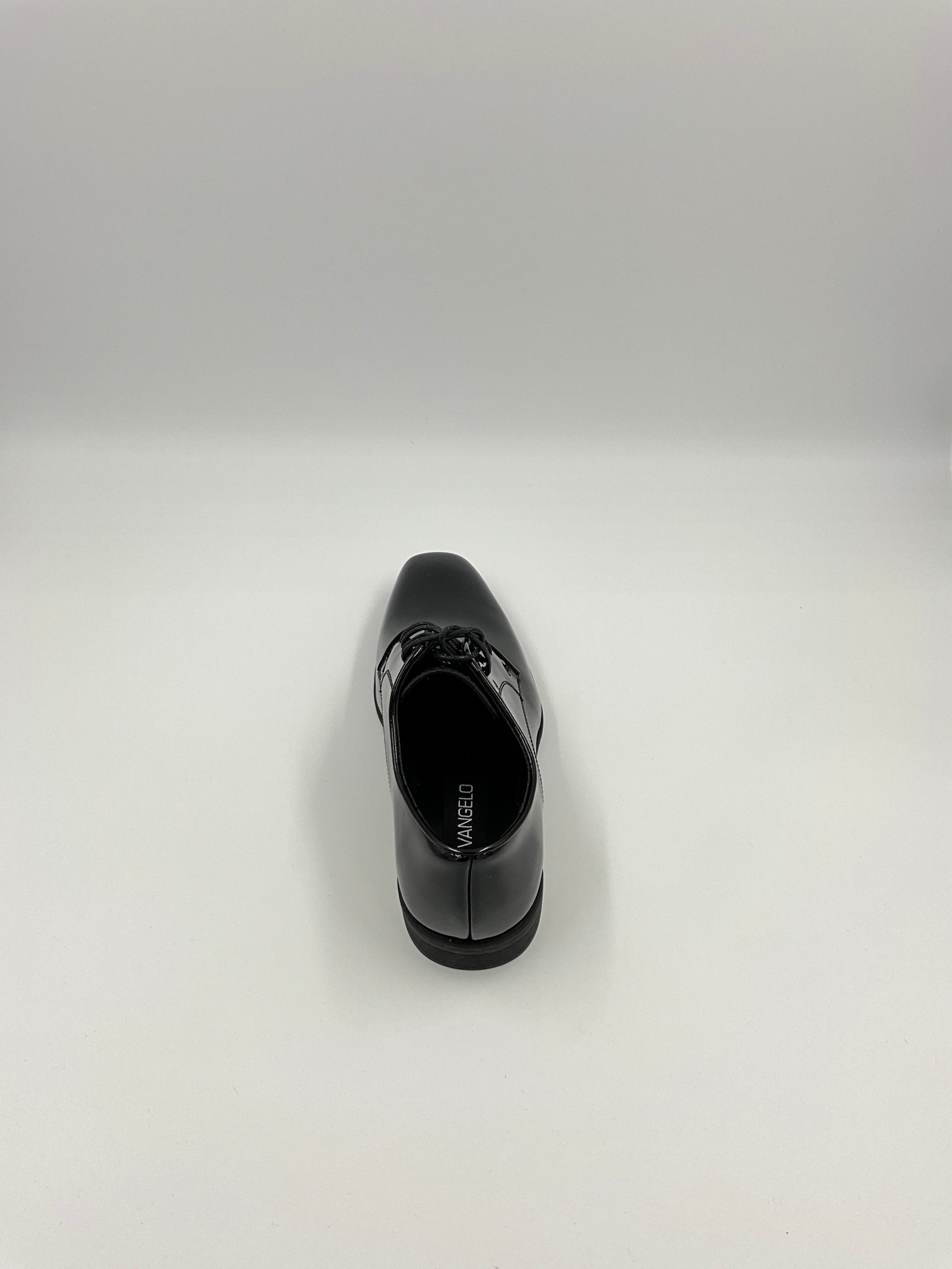 Vangelo TUX12 Black Patent Tuxedo Shoes
