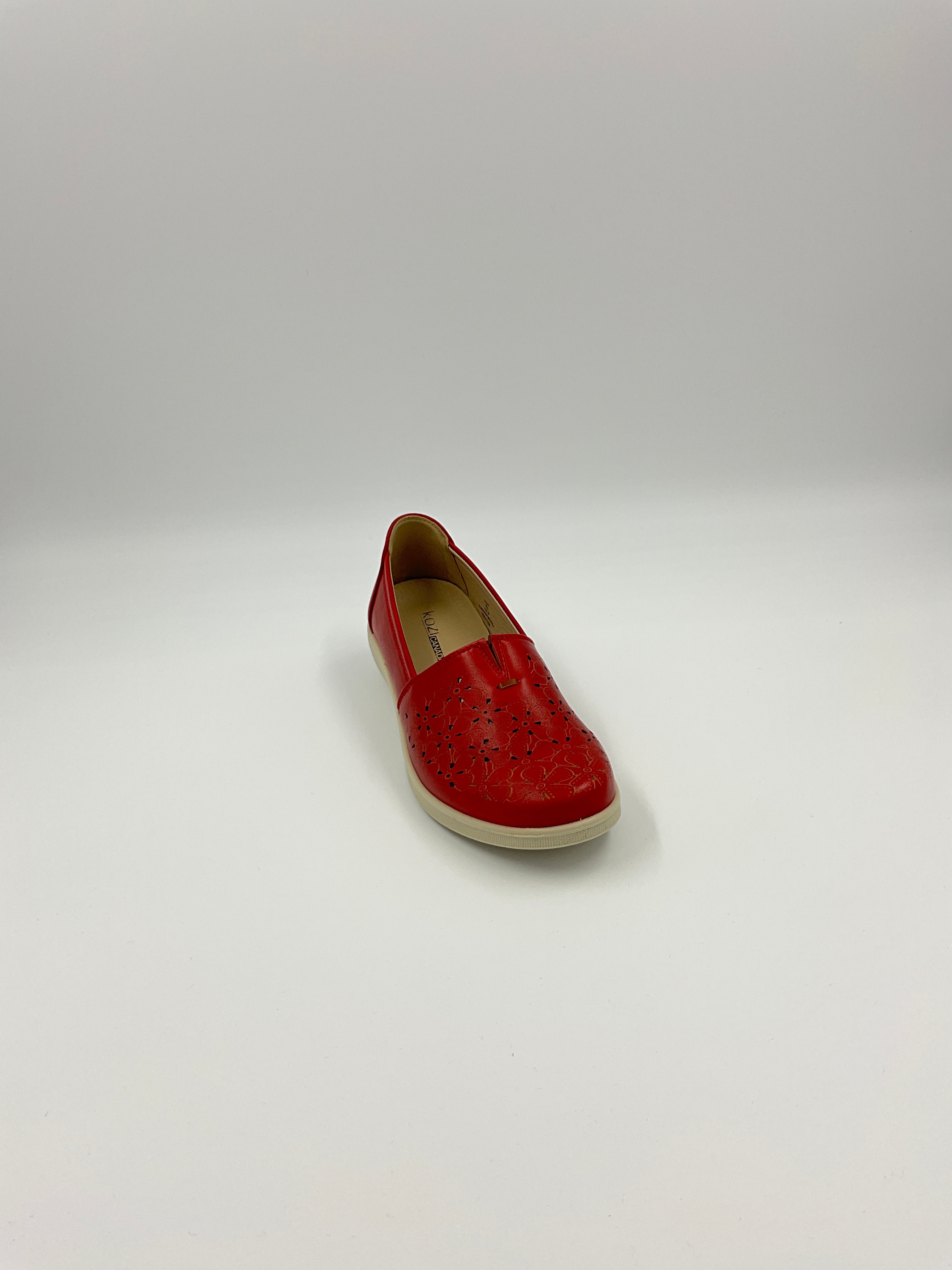 Kozi Canada OY3243 White/Black/Red Shoes