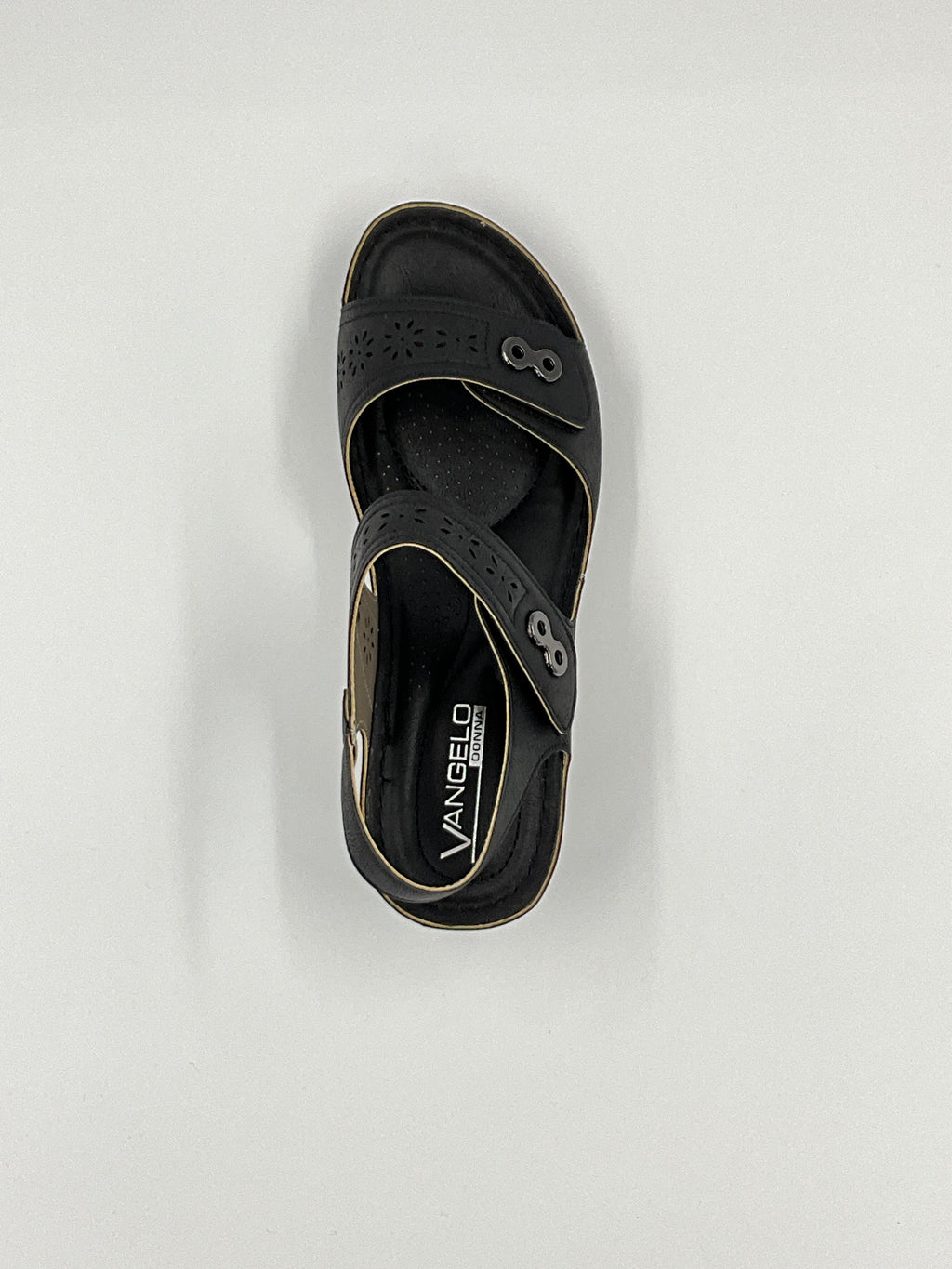 Vangelo YQ3150 Beige/Black Sandals