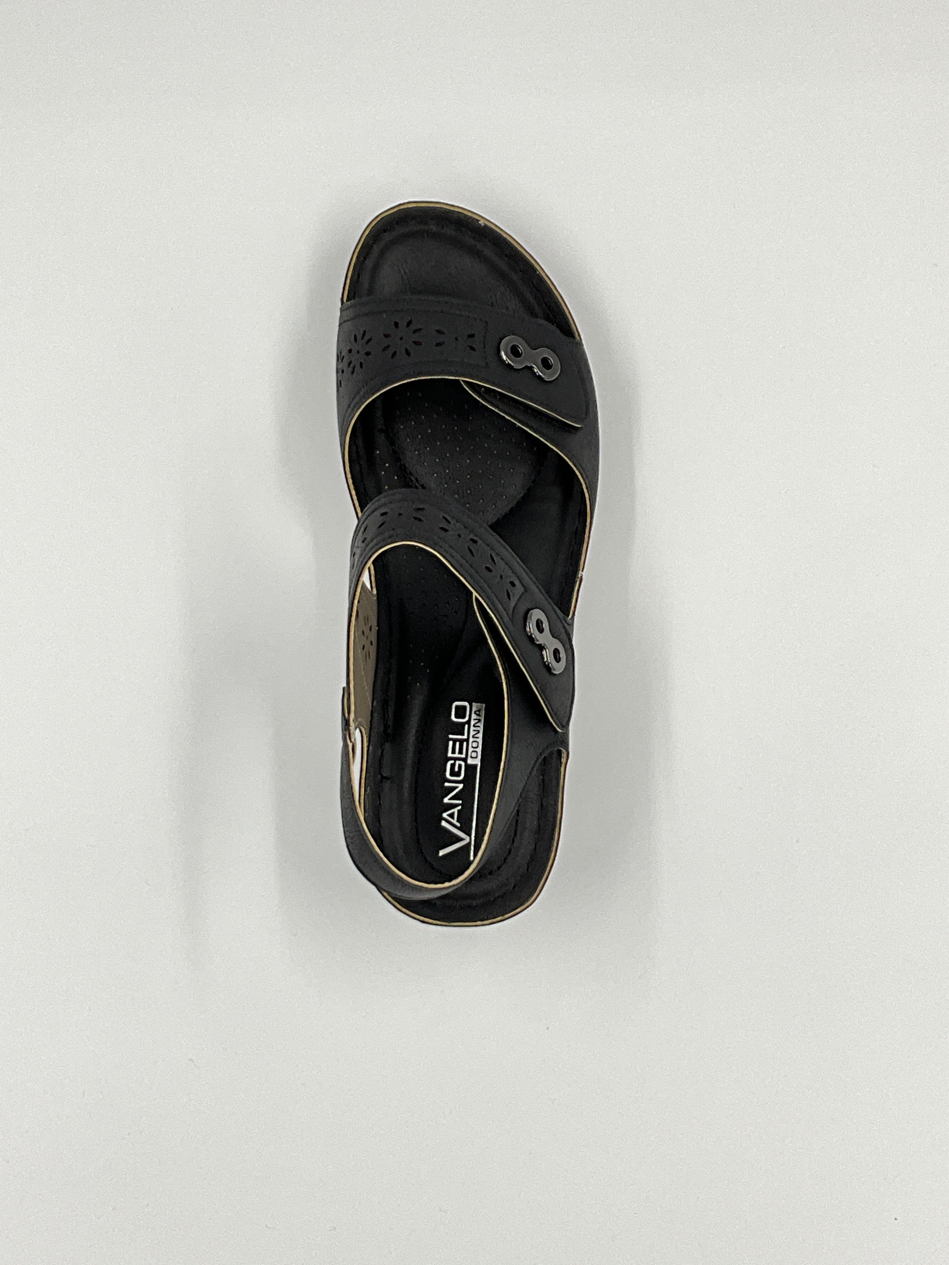Vangelo YQ3150 Beige/Black Sandals