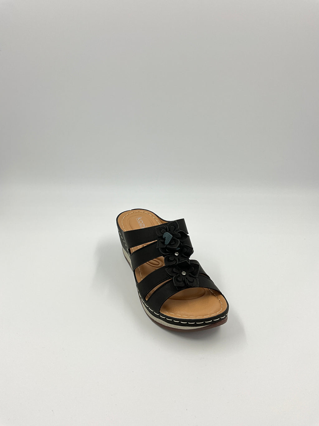 Kozi Canada YQ6003 Brown/Black Sandals