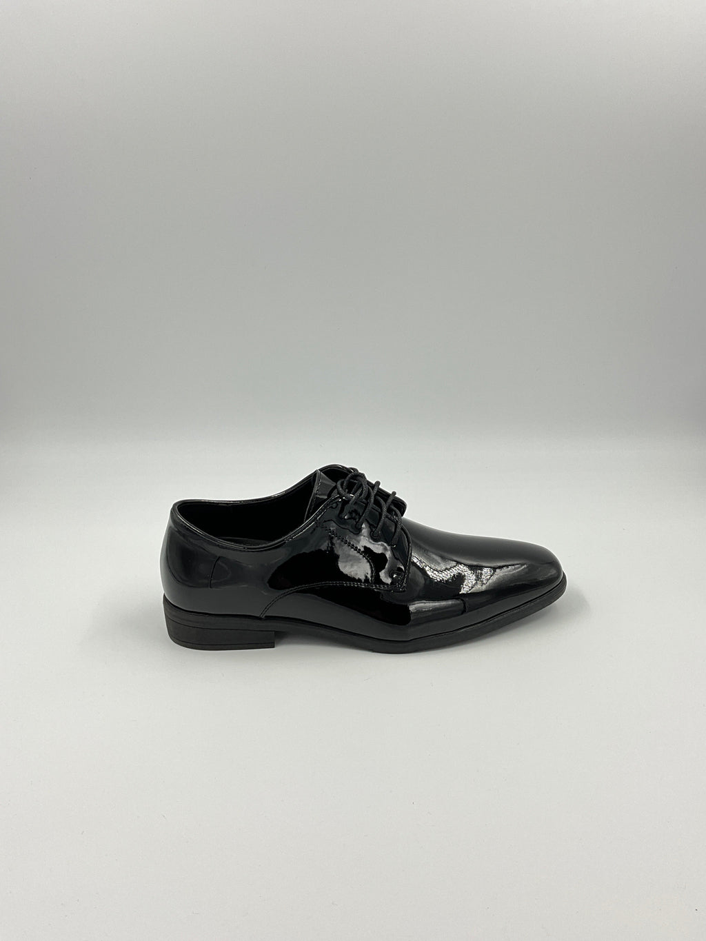 Vangelo TUX12 Black Patent Tuxedo Shoes