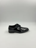Vangelo TUX12 Black Patent Tuxedo Shoes