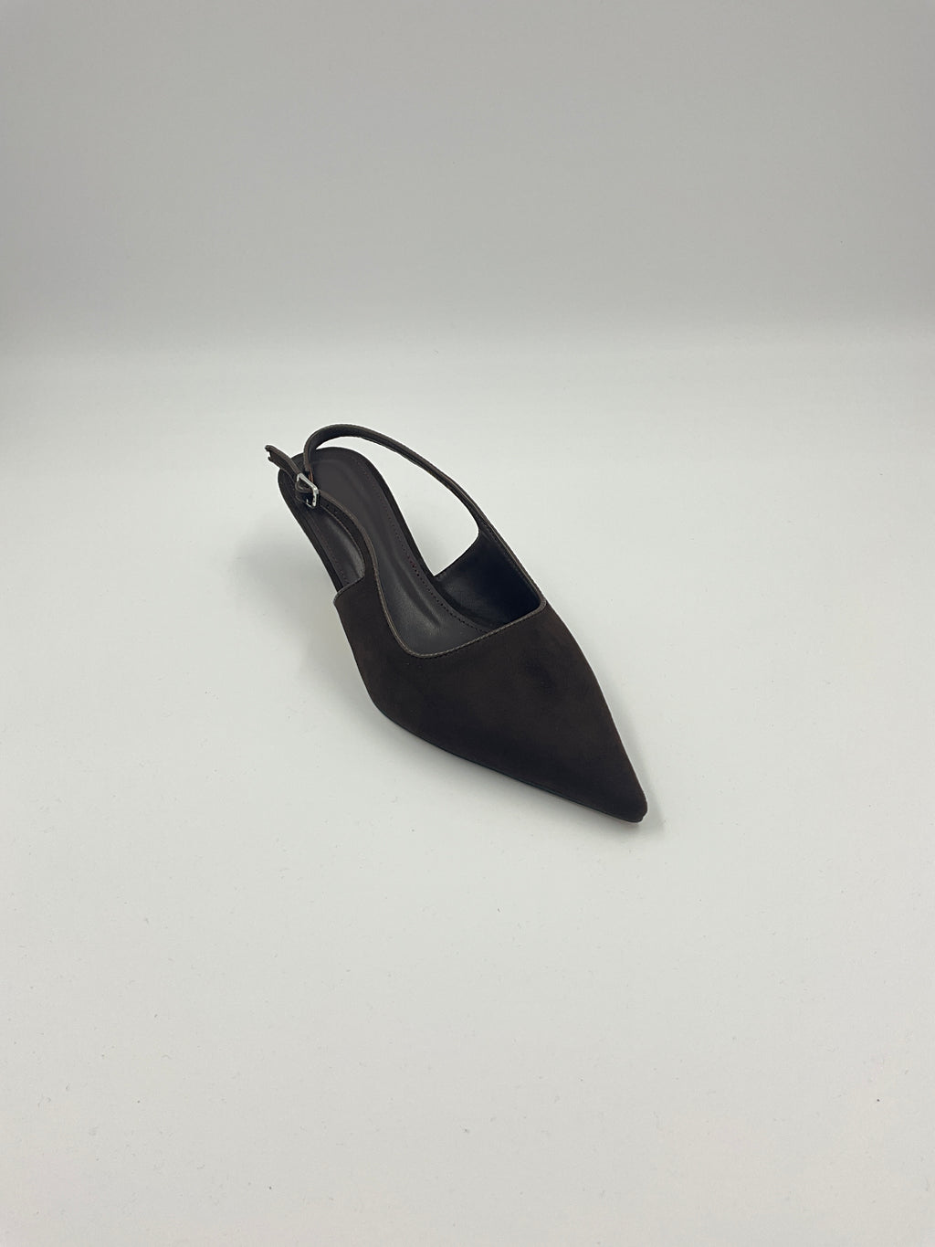 Leopard/Brown/Black Suede Sling