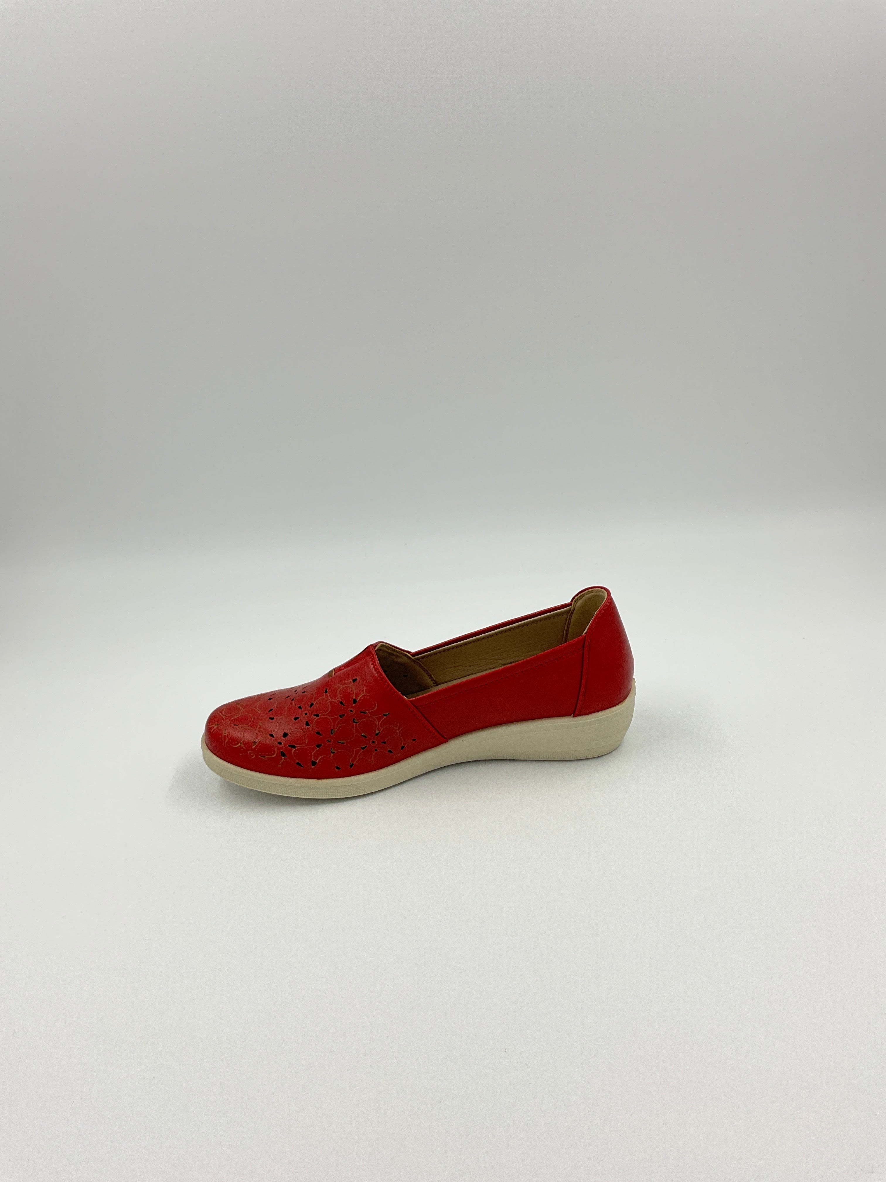 Kozi Canada OY3243 White/Black/Red Shoes